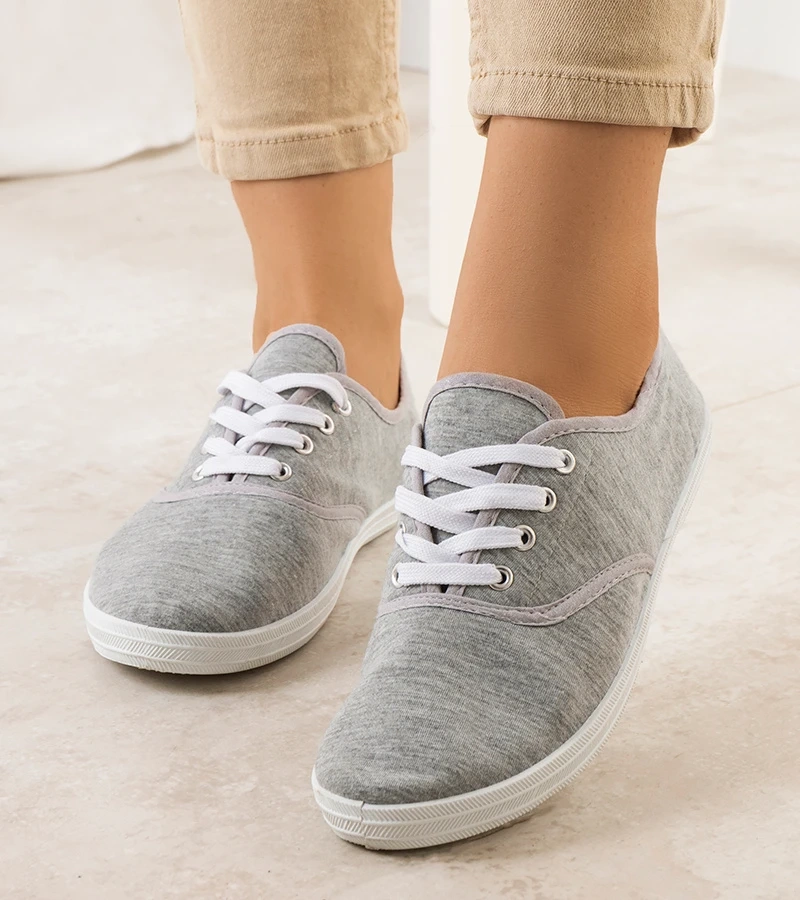 Graue Snicki Damen-Turnschuhe