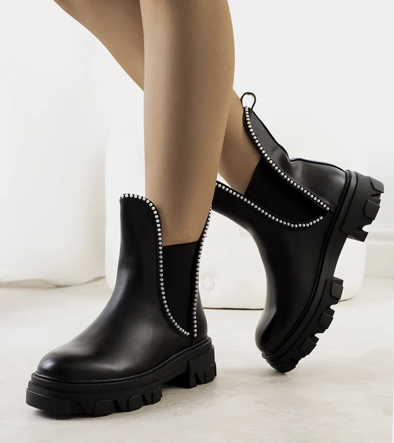 WILDLEDER DAMENSCHUHE SCHUHE STIEFEL STIEFELETTEN HALBSCHUHE A5580 SCHWARZ