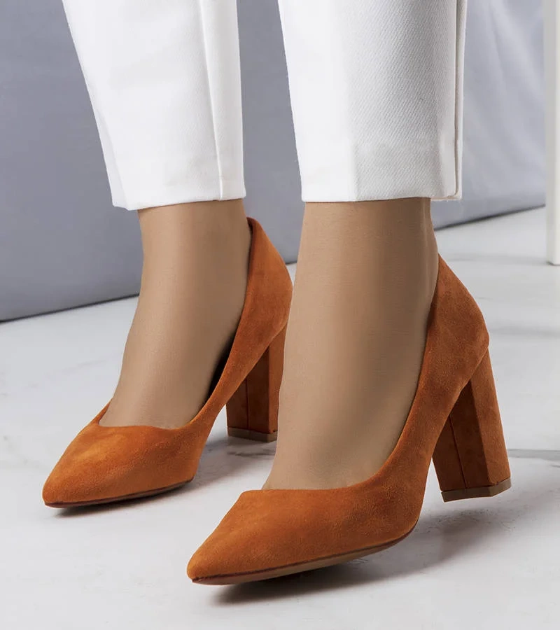 KLASSISCHE DAMENSCHUHE STÖCKELSCHUHE PUMPS NE03P BEIGE