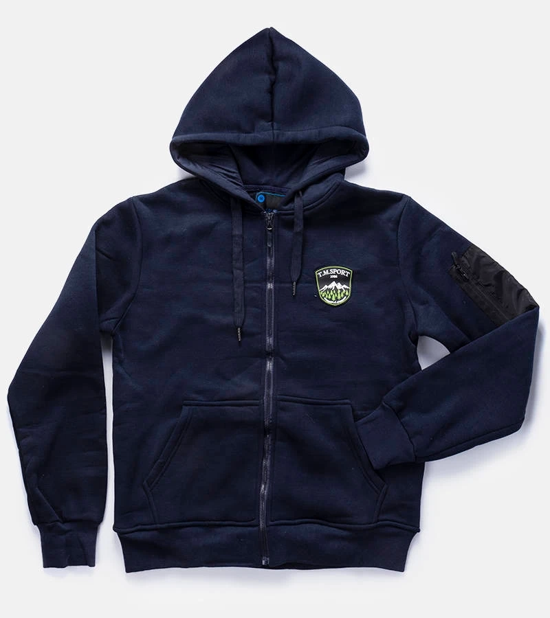 Marineblaue Herren Kapuzenpullover Labrosse