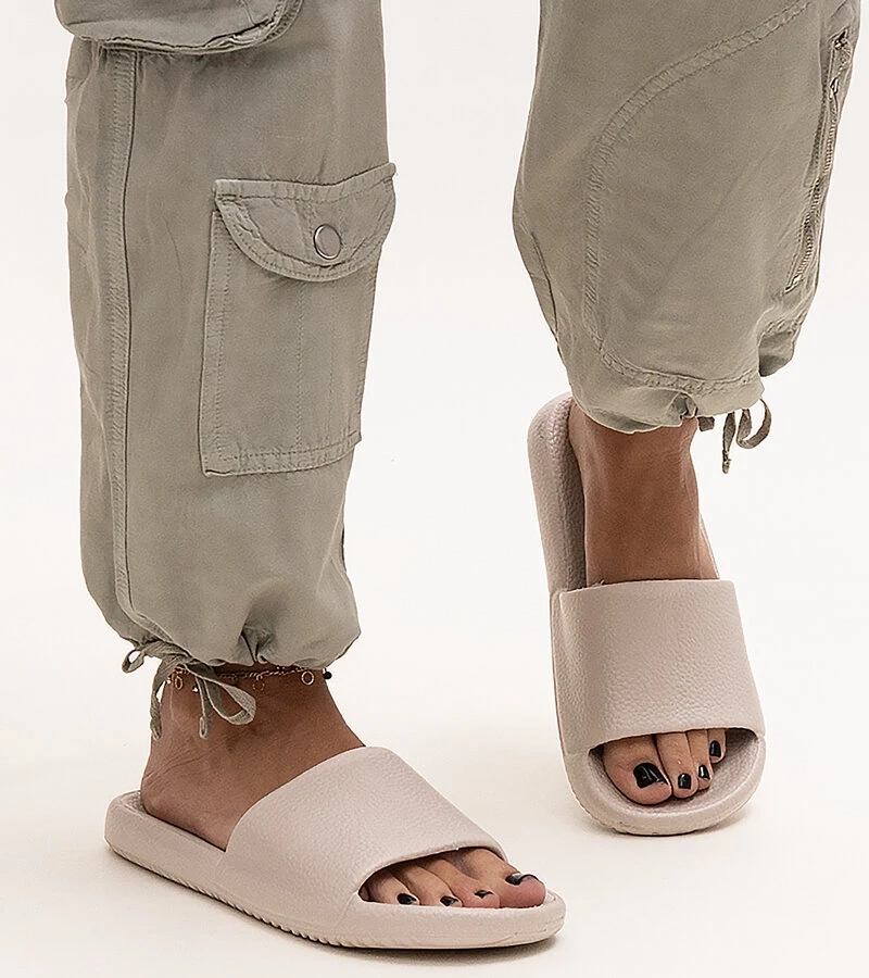 Beige Primula Schaumstoff-Sandalen