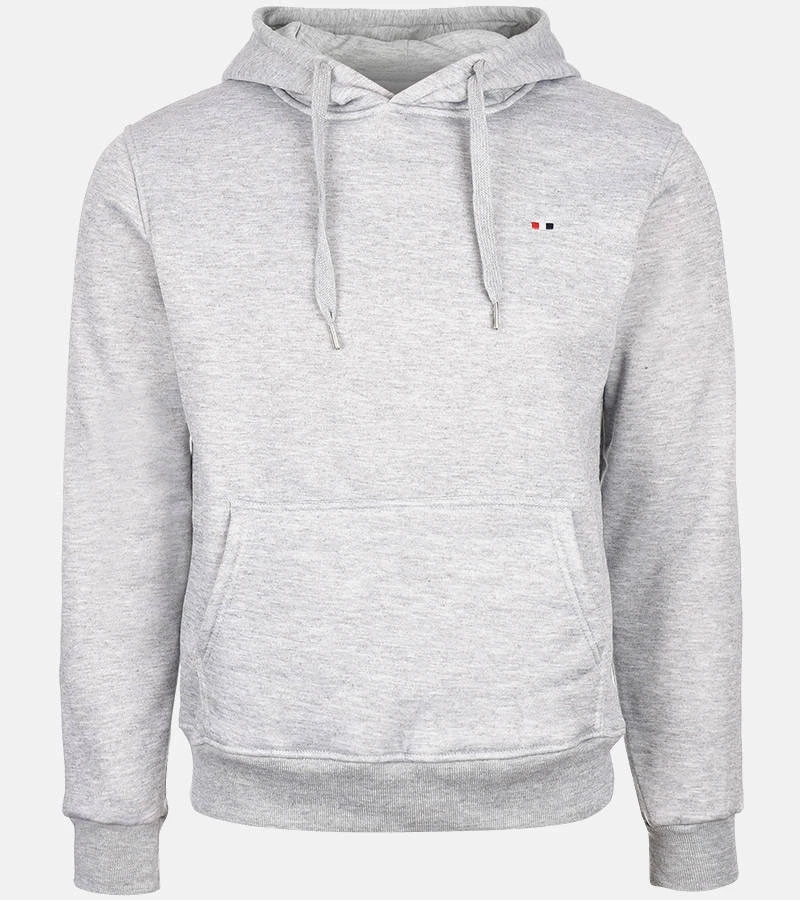 Graues Herren Sweatshirt mit Kapuze