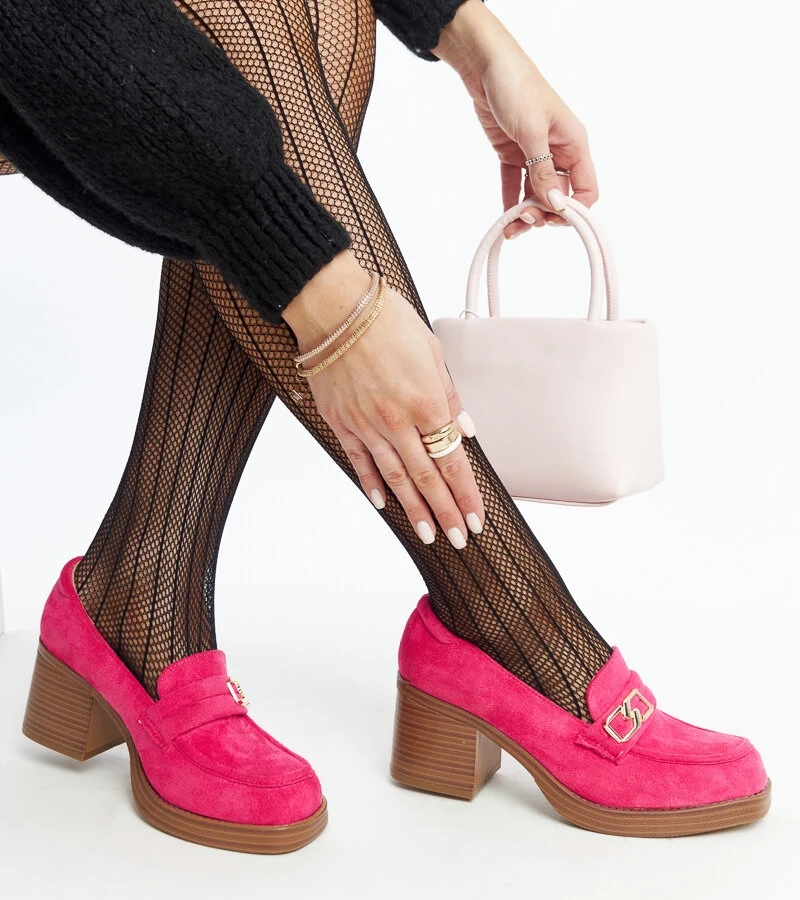 Dunkelrosa Pumps auf Stiletto Aludra