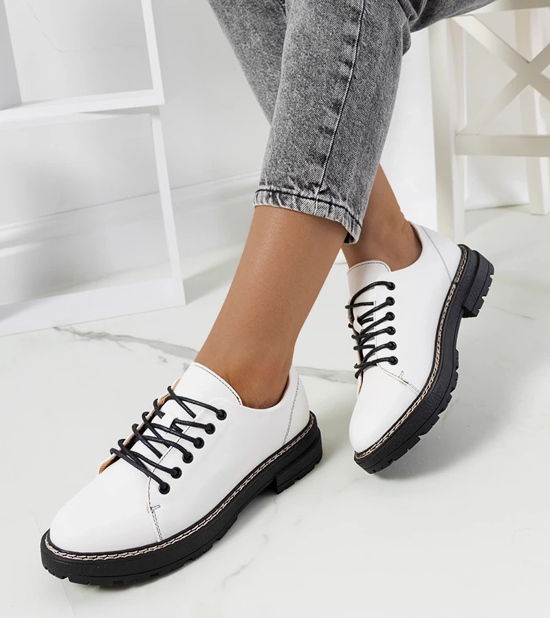 Weiße Damen Halbschuhe Jewell