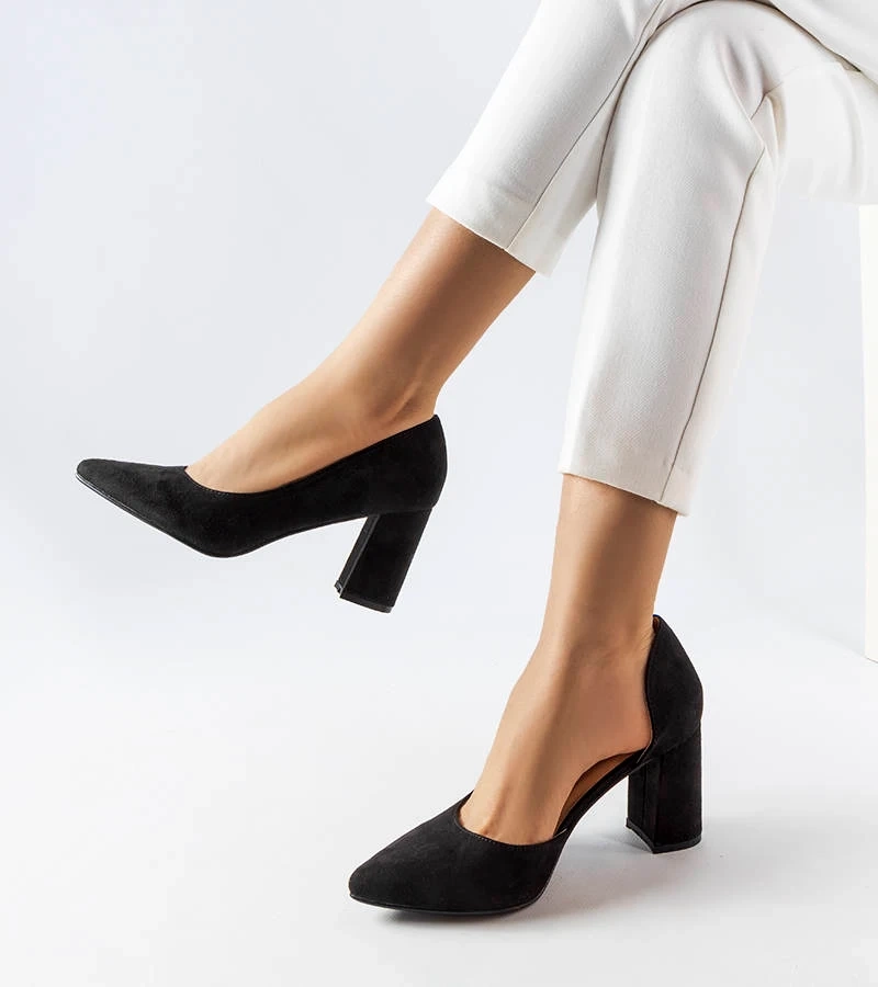 Schwarze Sargent Pumps