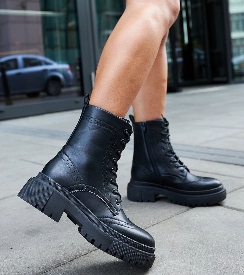 WILDLEDER DAMENSCHUHE SCHUHE STIEFEL STIEFELETTEN HALBSCHUHE A5580 SCHWARZ