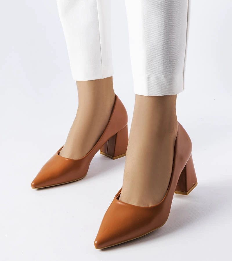 KLASSISCHE DAMENSCHUHE STÖCKELSCHUHE PUMPS NE03P BEIGE