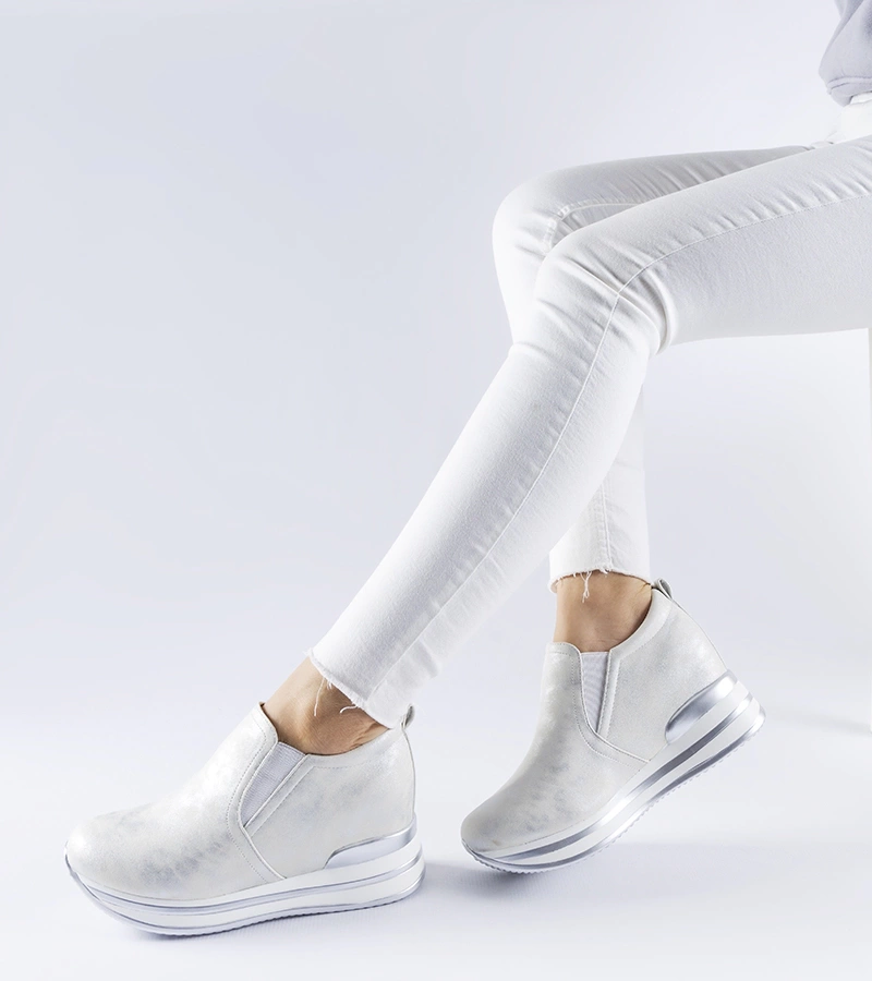 DAMEN LAUFSCHUHE TURNSCHUHE SNEAKER SPORTSCHUHE 9115# WEISS