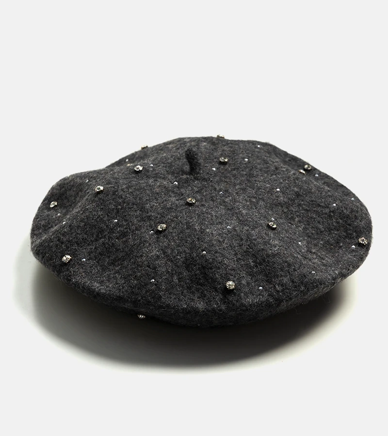 Grauer Baskenmütze Manier