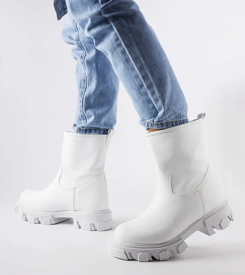 Weiße Wuori Slip-On Sicherheitsstiefel