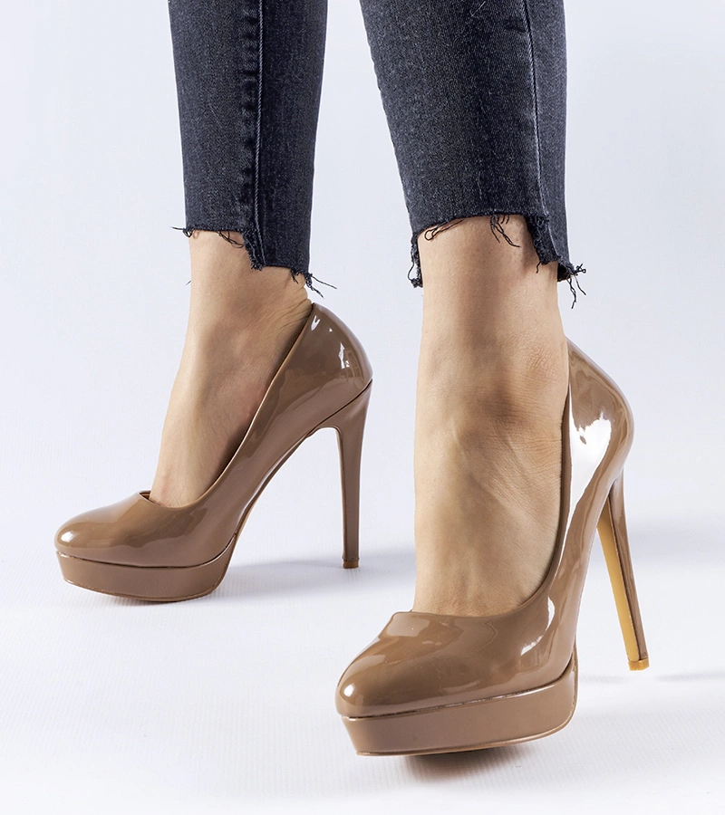 Braune Stilettos Tarsogno