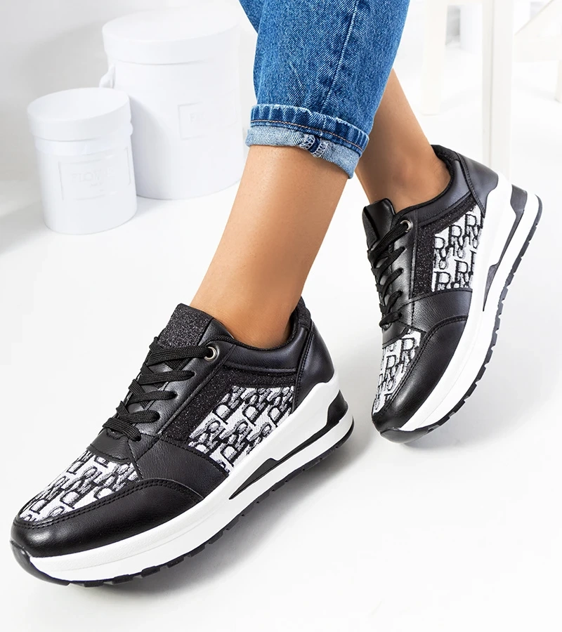 Schwarze Sneakers Aloisia