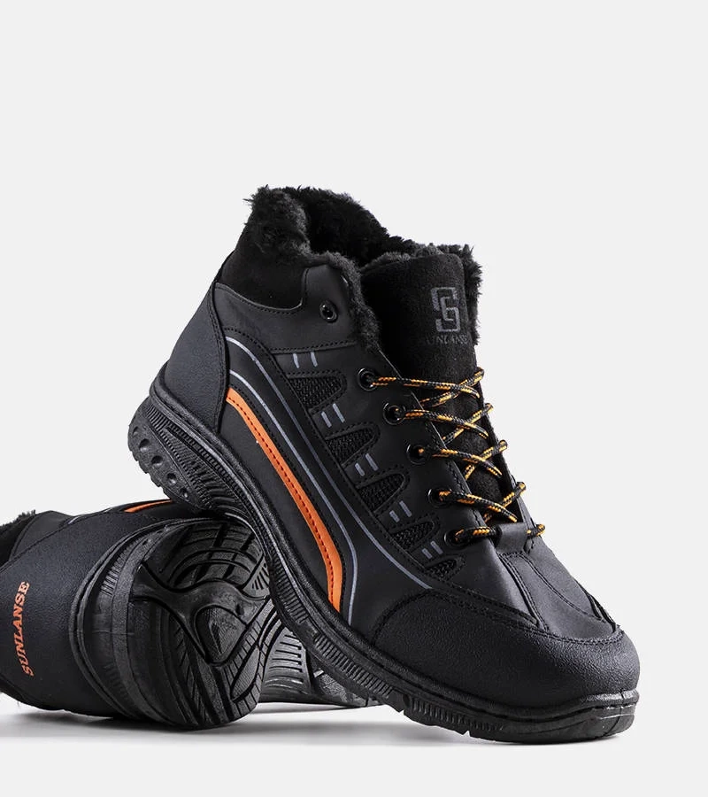 HOHE GEFÜTTERTE BOOTS STIEFEL SCHNEESTIEFEL 9WCH-17001 GELB