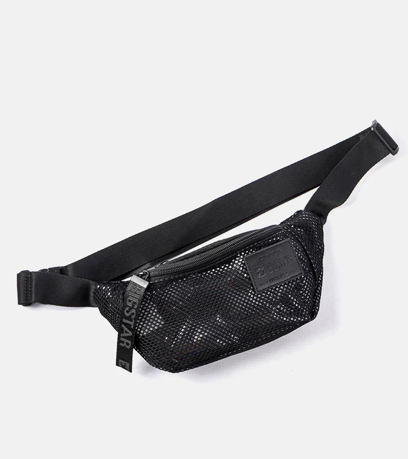 Schwarze transparente Nierentasche Big Star HH574227