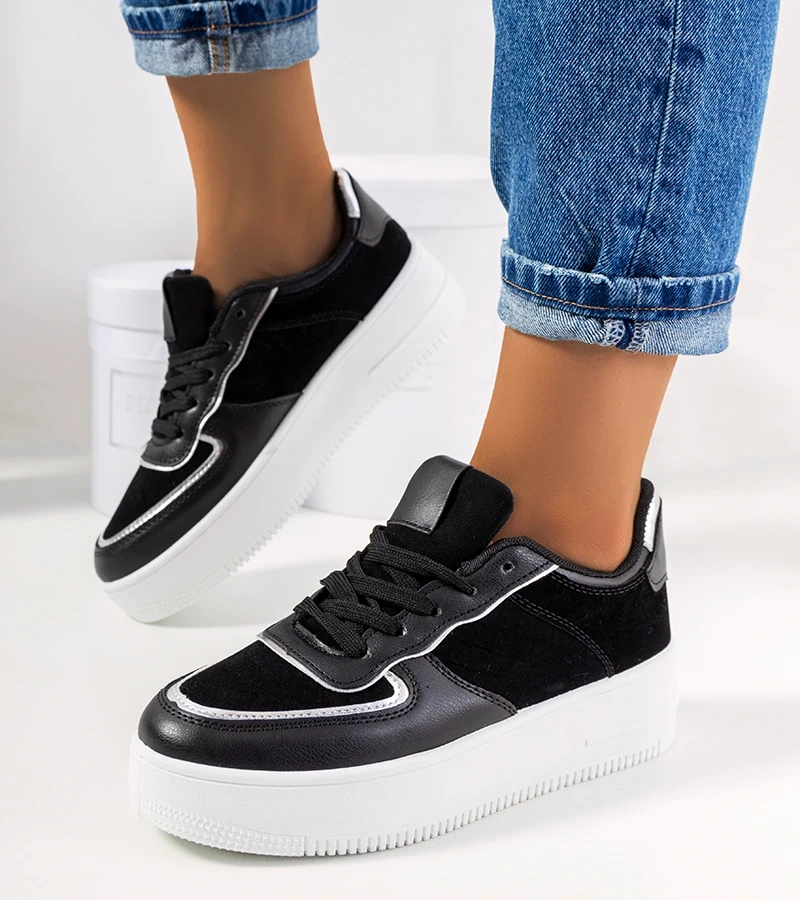 Schwarze Damen-Sneakers von Statela