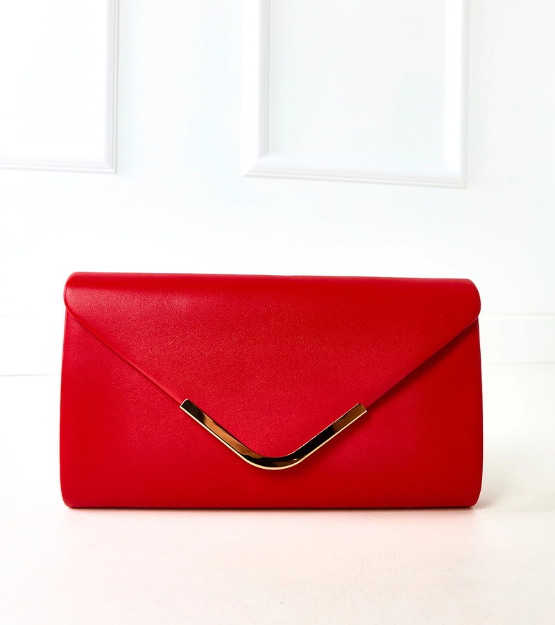 Rote Umschlagtasche Lacey