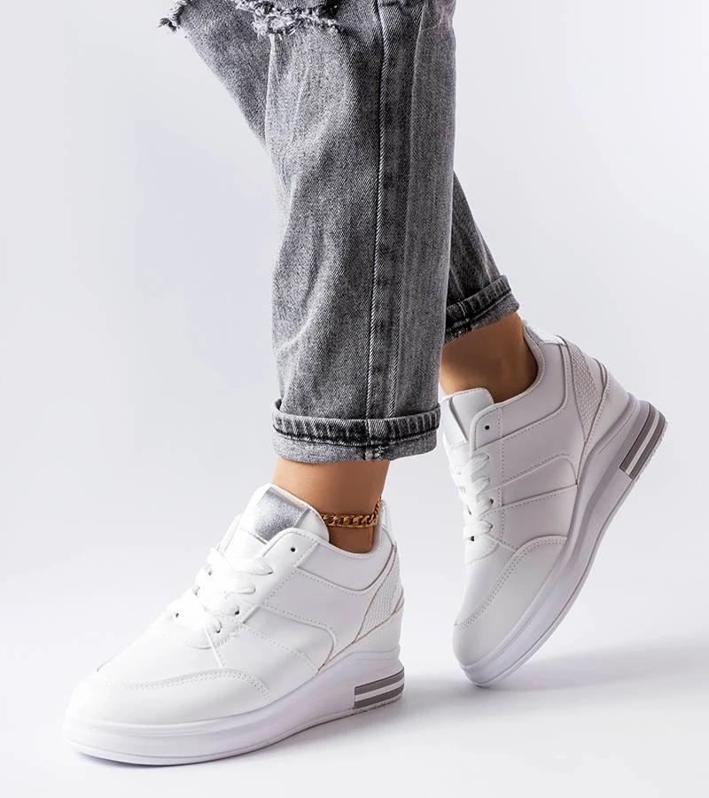 Weiße Keil-Sneaker von CinqMars