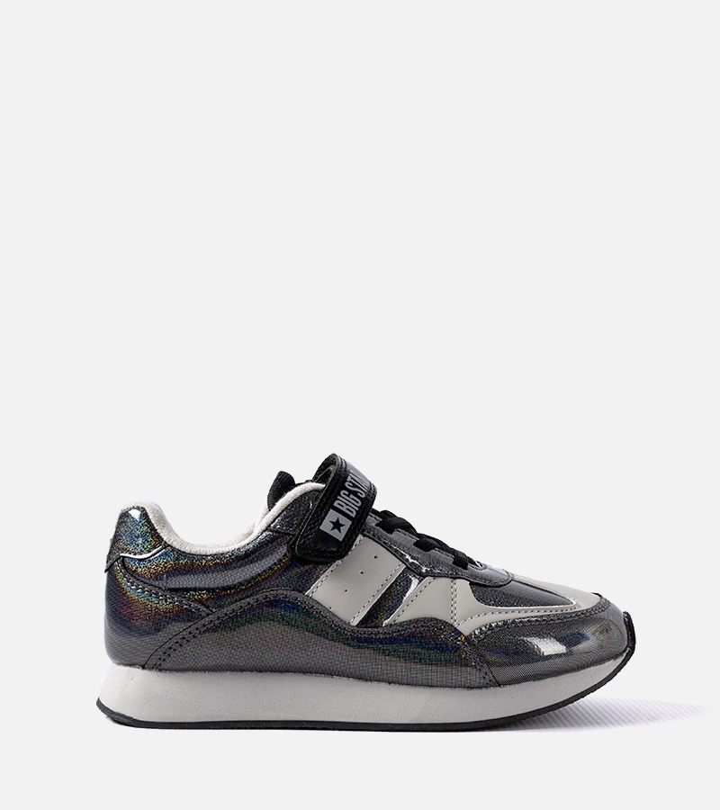 Schwarze Glitzer-Sneakers Big Star KK374103