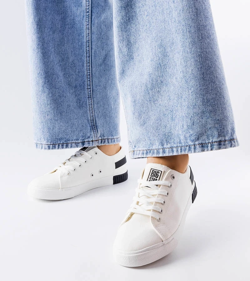 Weiße Turnschuhe Big Star LL274039