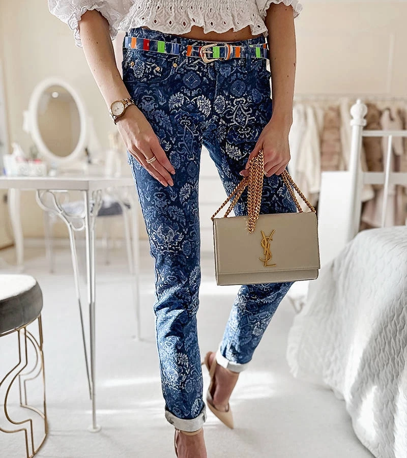 Jeans Damen Röhrenhosen Galia