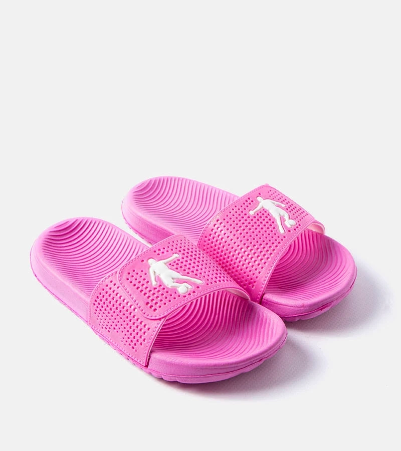 Rosa Gummi-Athens Flip-Flops