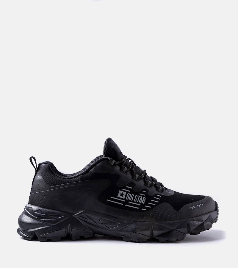Schwarze Trekking-Schuhe Big Star LL174127