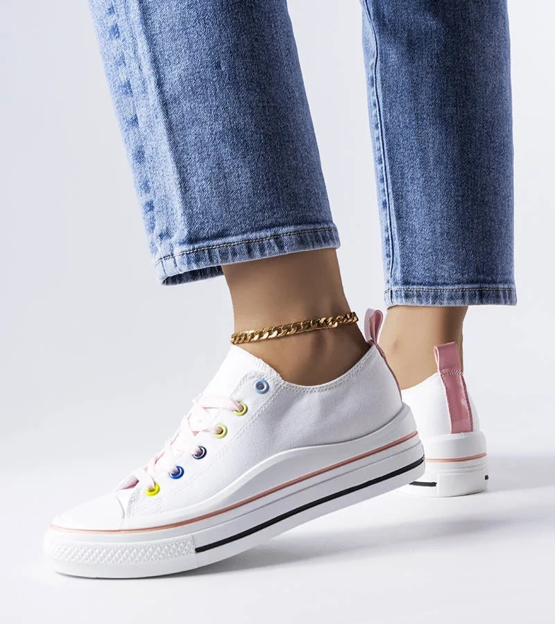 DAMEN LAUFSCHUHE TURNSCHUHE SNEAKER SPORTSCHUHE 9115# WEISS