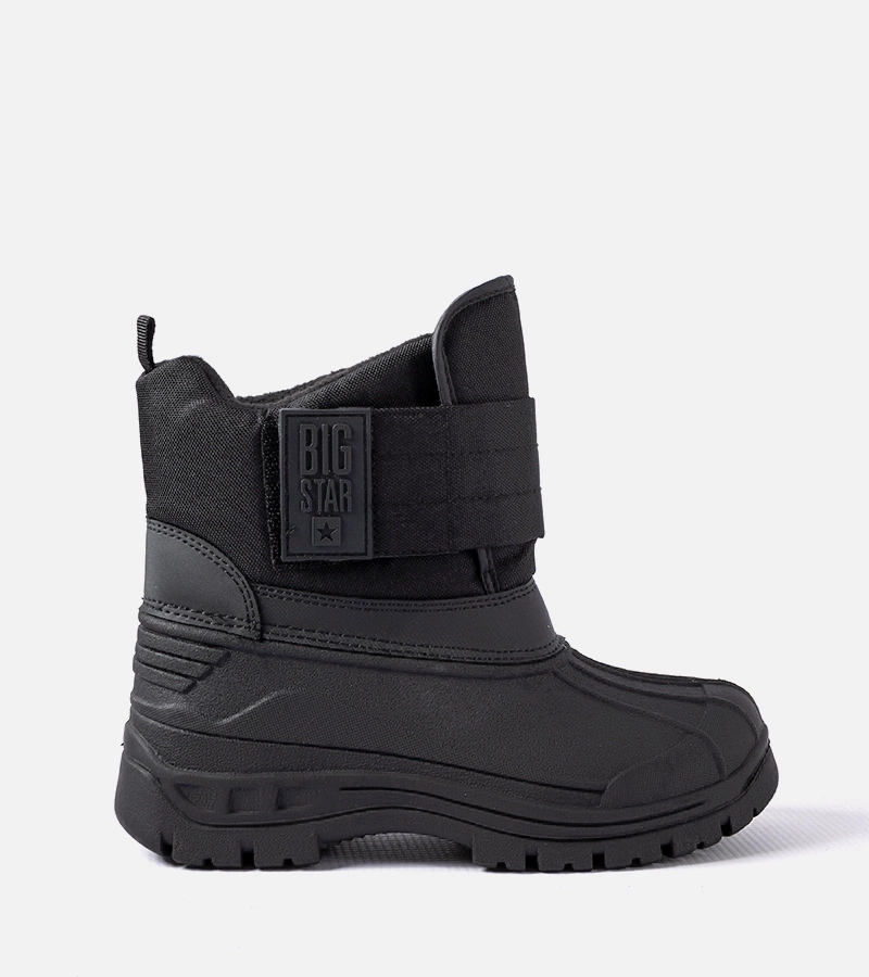 Schwarze Kinder Schneestiefel Big Star MM374122