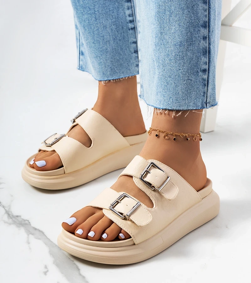 Beige Ageston Sandalen mit Schnallen