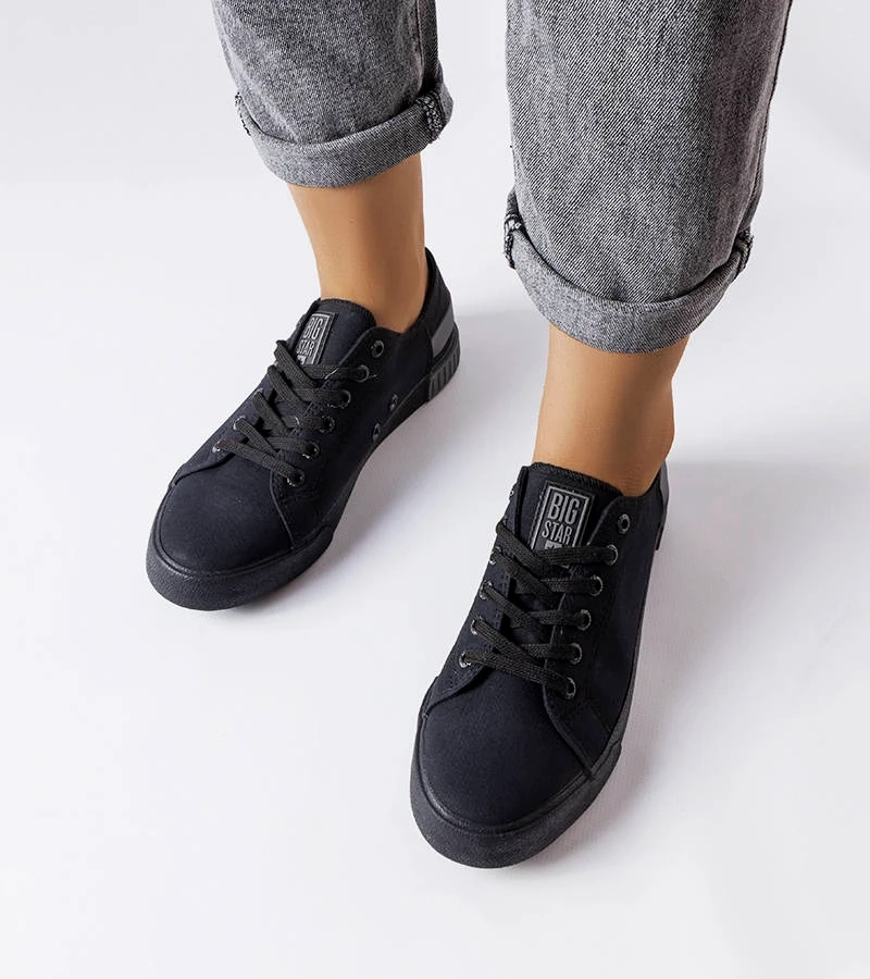 Schwarze Sneaker Big Star LL274038