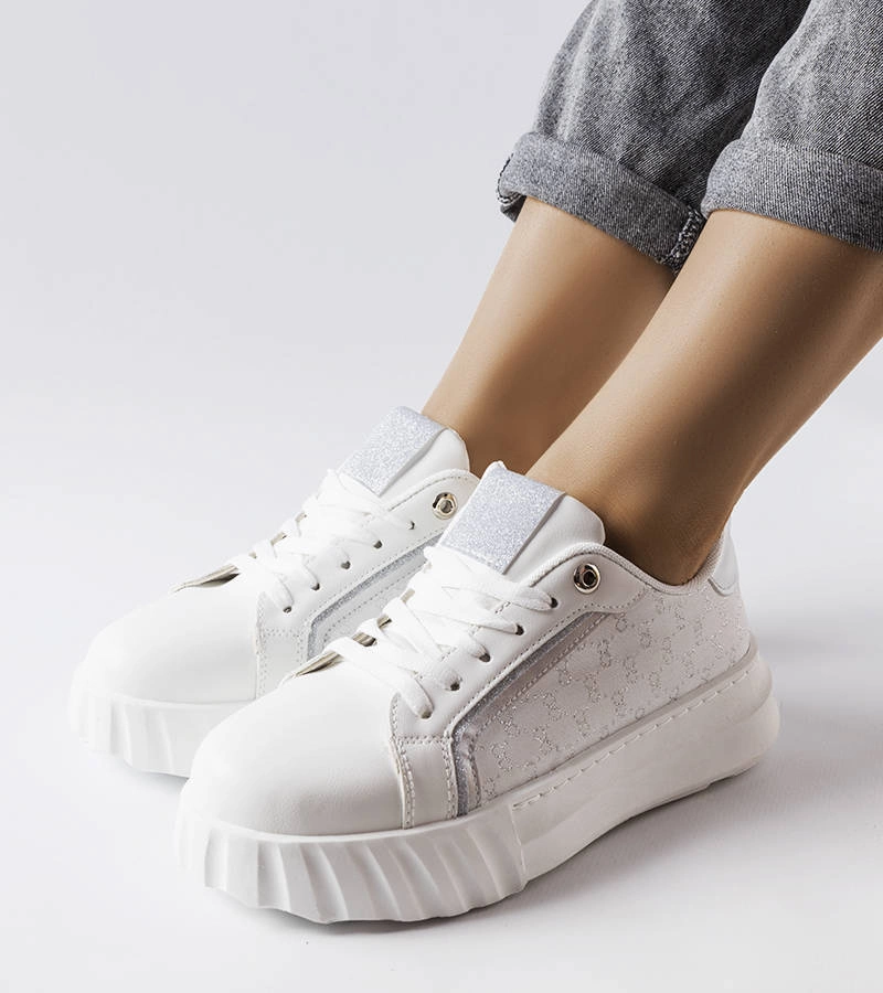 DAMEN LAUFSCHUHE TURNSCHUHE SNEAKER SPORTSCHUHE 9115# WEISS