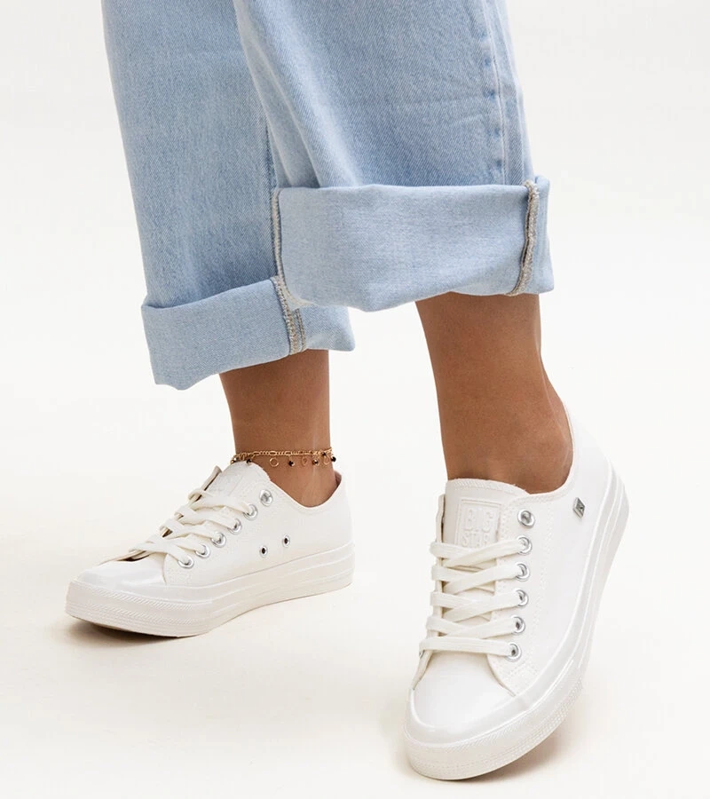 Weiße Turnschuhe Big Star NN274285