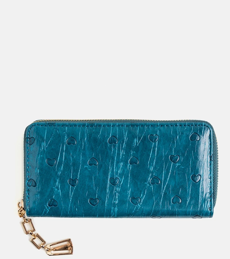 Blaue Geldbörse mit Herzen von Dumont