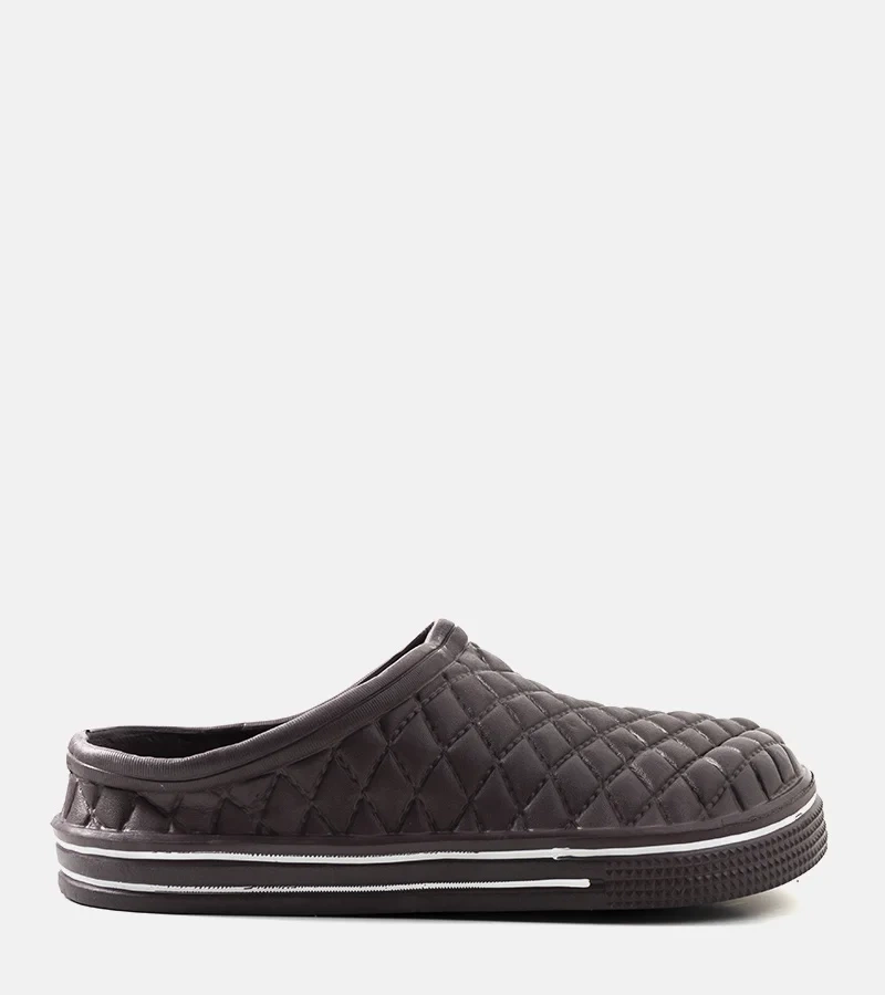 Braune Herren Caltare Crocs-Art Sandalen