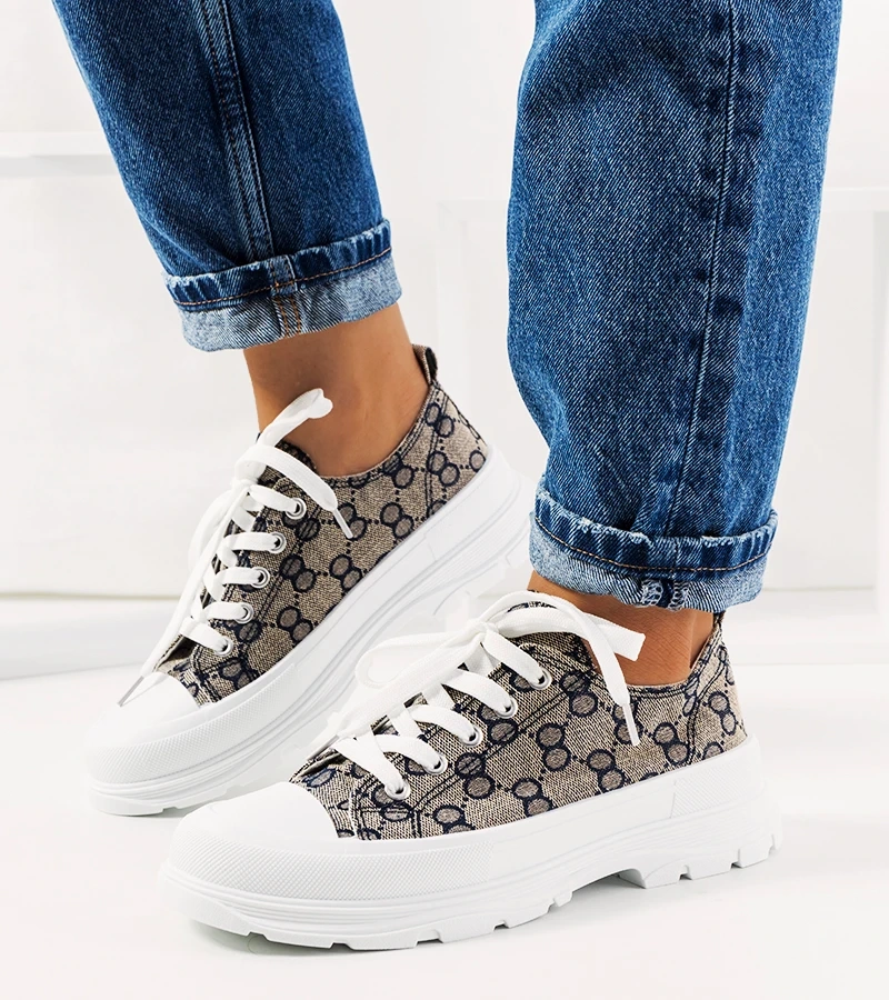 Blau-beige Waters Sneakers