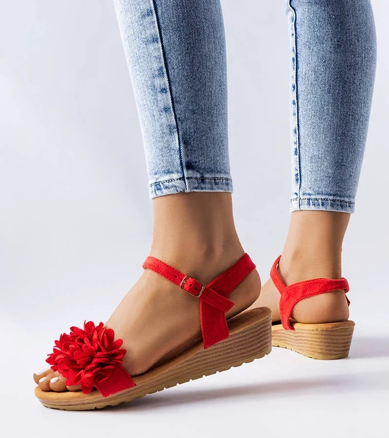 Żółte czółenka na słupku z motywem skóry wężą Dolores