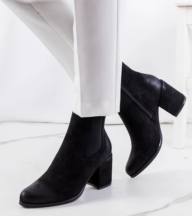 Schwarze Easthaven Stiefeletten