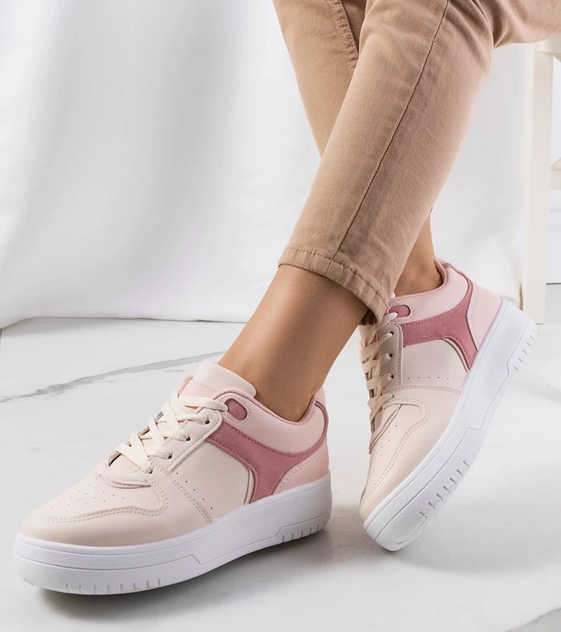 Beige Damen Sneakers Lins