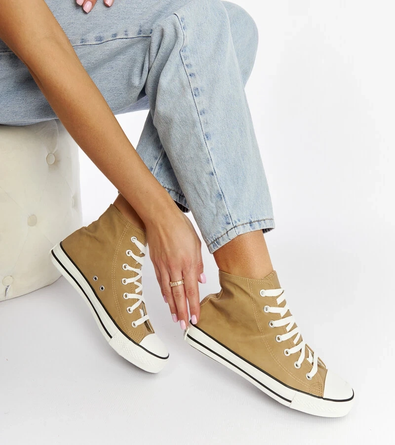 Braune hohe Sneakers von Efren