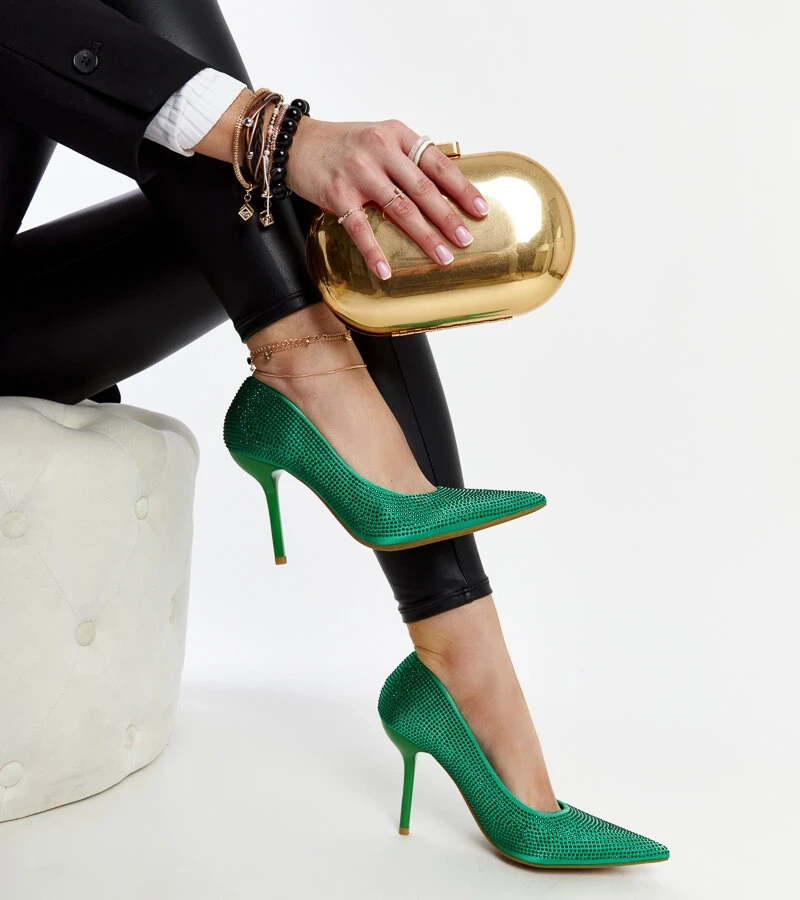 Grüne Stöckelschuhe von Liena