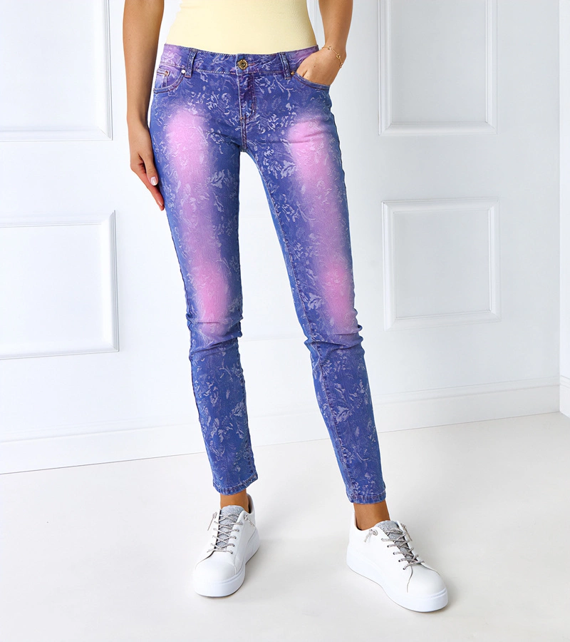 Jeanshose Slim mit hohem Bund Eglantine