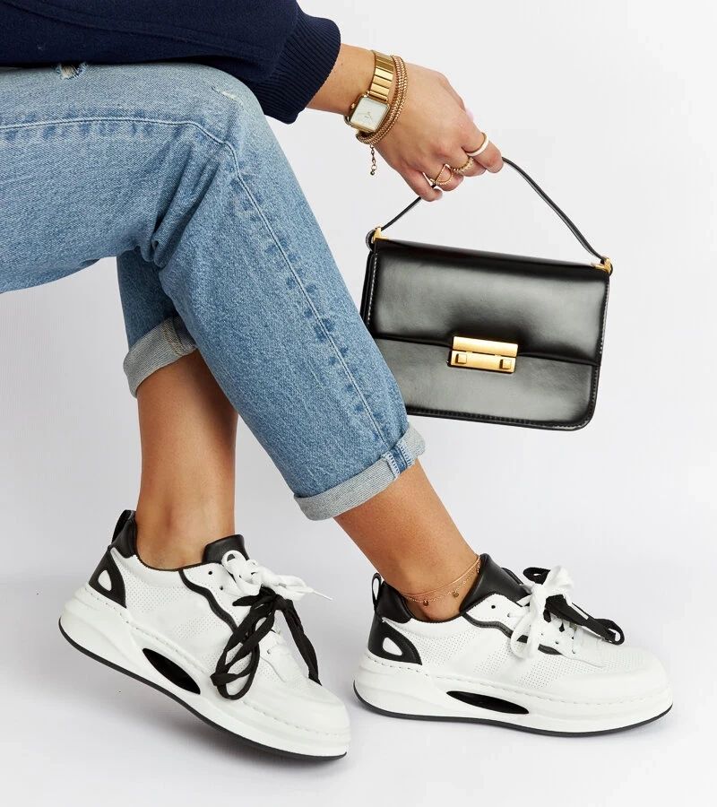 Schwarz-weiße Galdino Sneakers