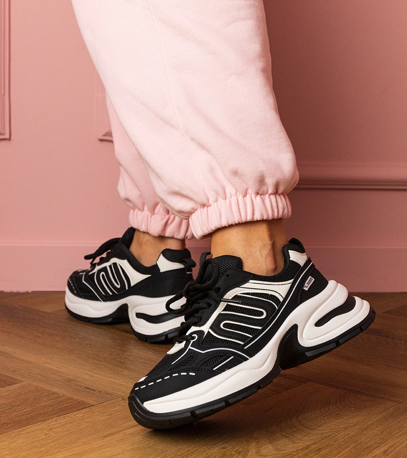 Schwarze Damen-Sneaker Torens