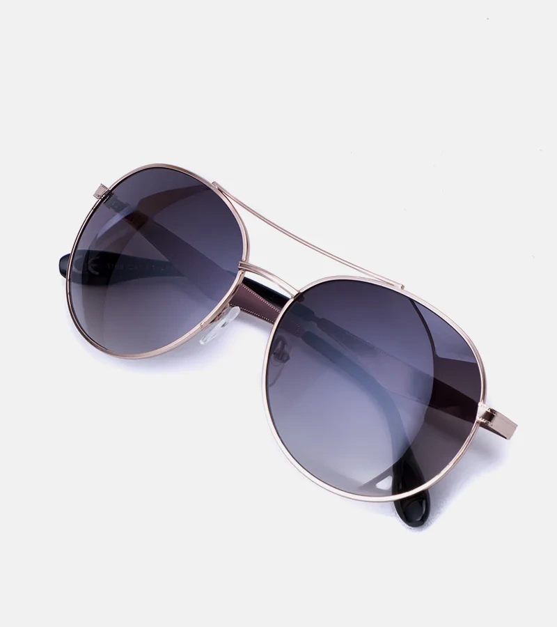 Schwarz-goldene Couron Pilotenbrillen