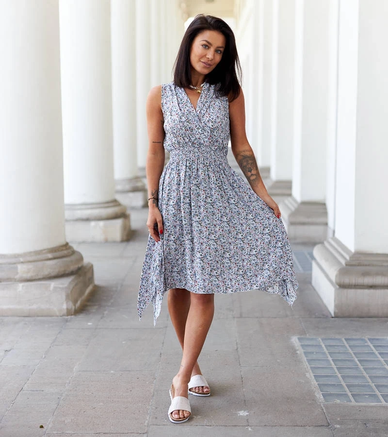 Buntes Blumenkleid von Lodovica