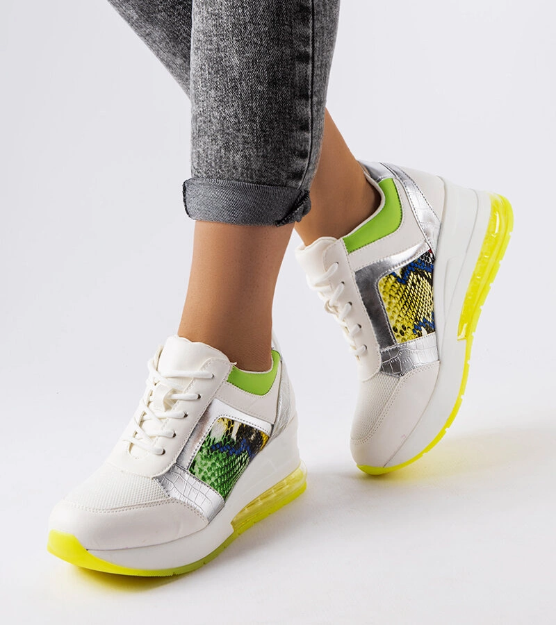 DAMEN LAUFSCHUHE TURNSCHUHE SNEAKER SPORTSCHUHE 9115# WEISS