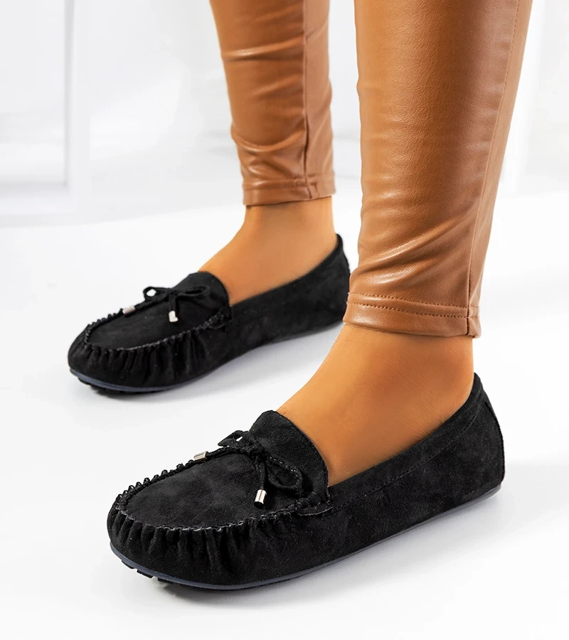 Schwarze Mokassins Shannon