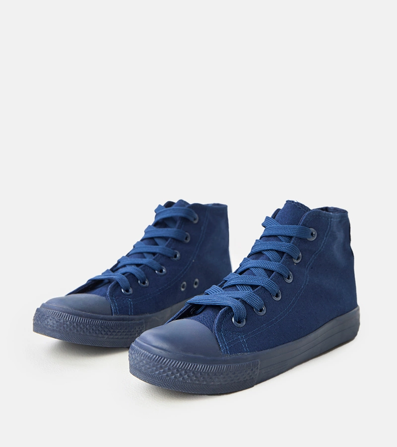 Marineblaue Herren-Knöchelsneaker Caio