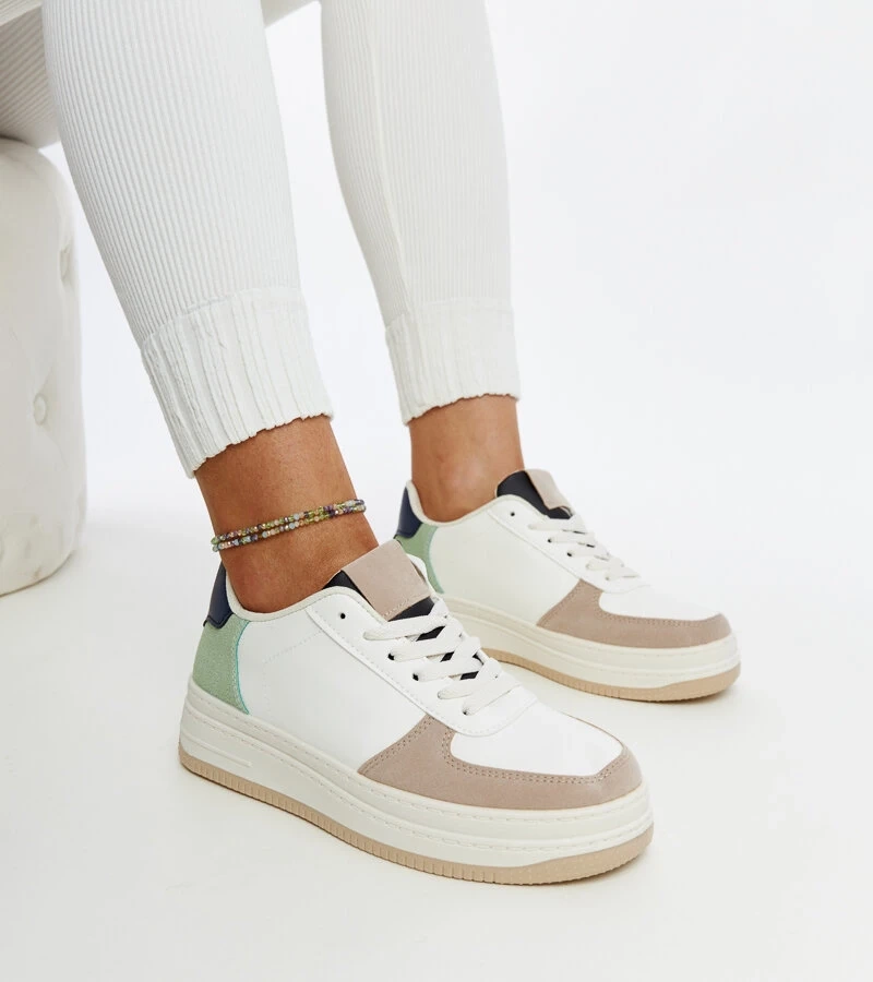 Bunte Plattform-Sneakers von Cvita
