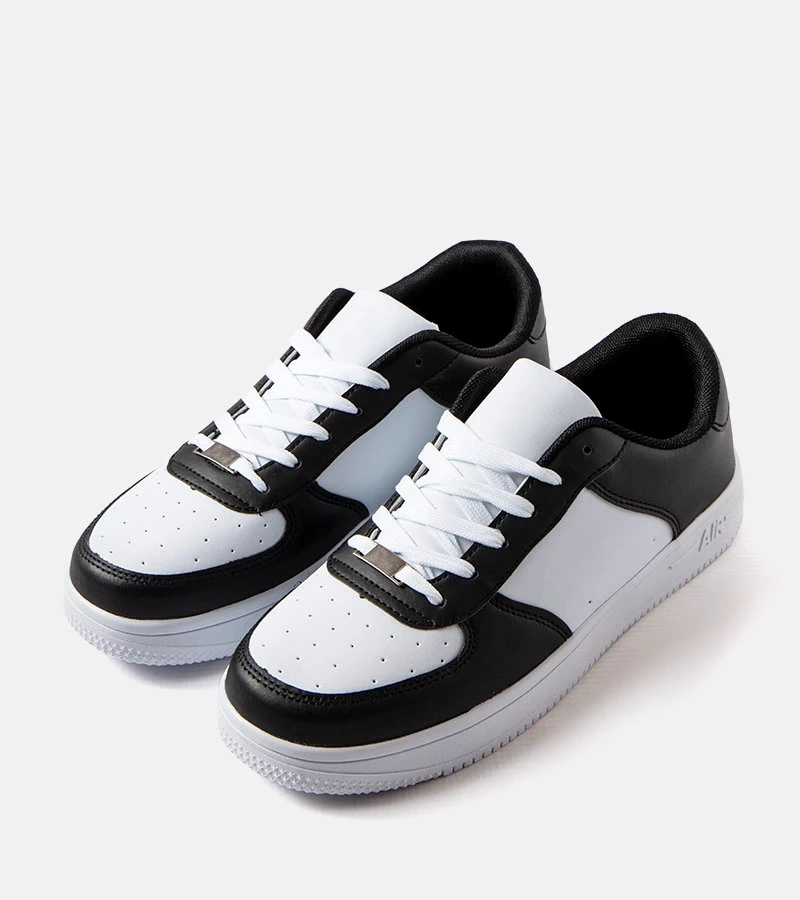 Schwarz-weiße Herren-Sneaker Cimmaron